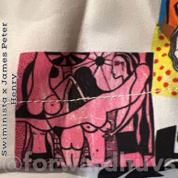 Swiminista x James Peter Henry Mid-Length Board Shorts Size Large - Picture 6 of 7